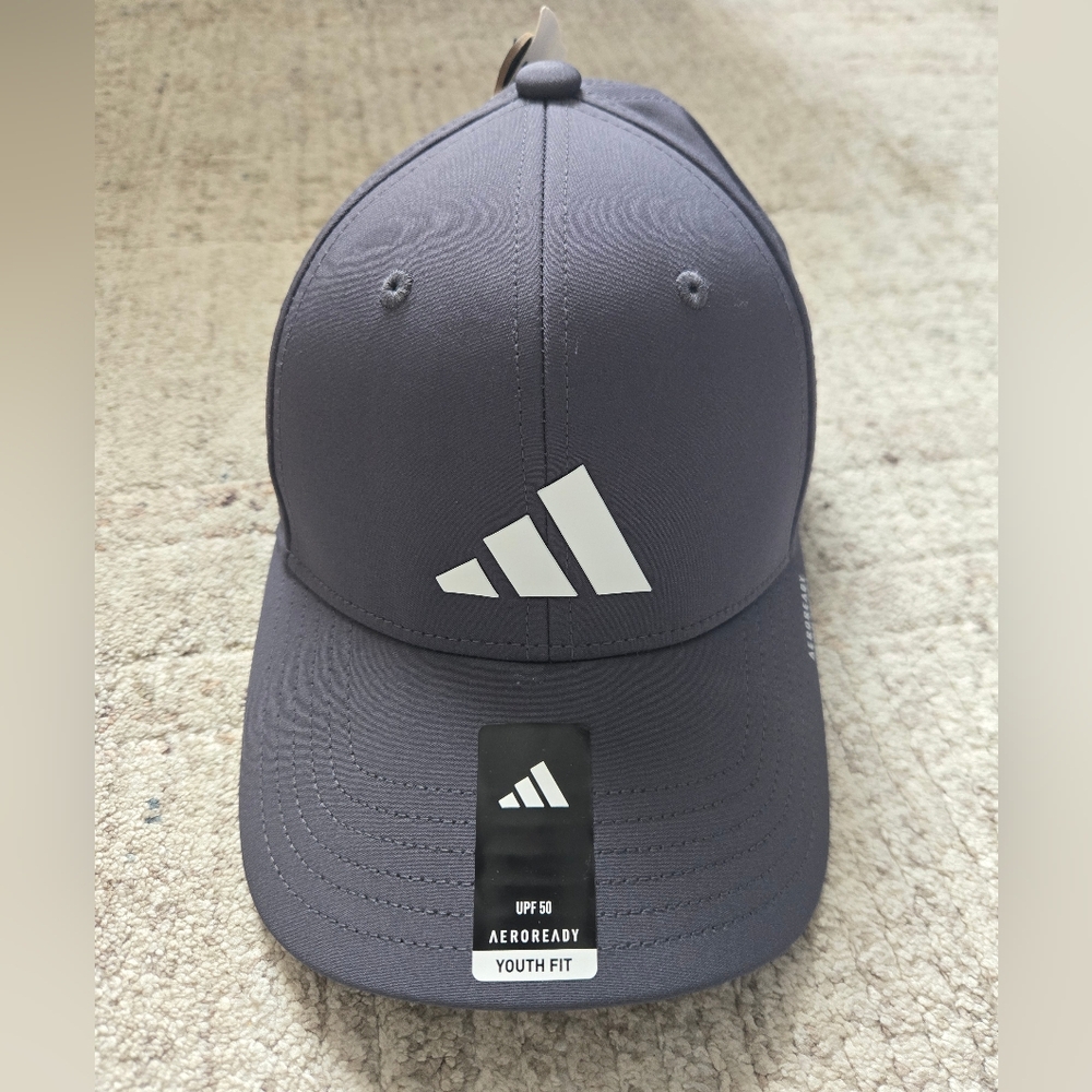 Adidas Gray Youth Fit Cap